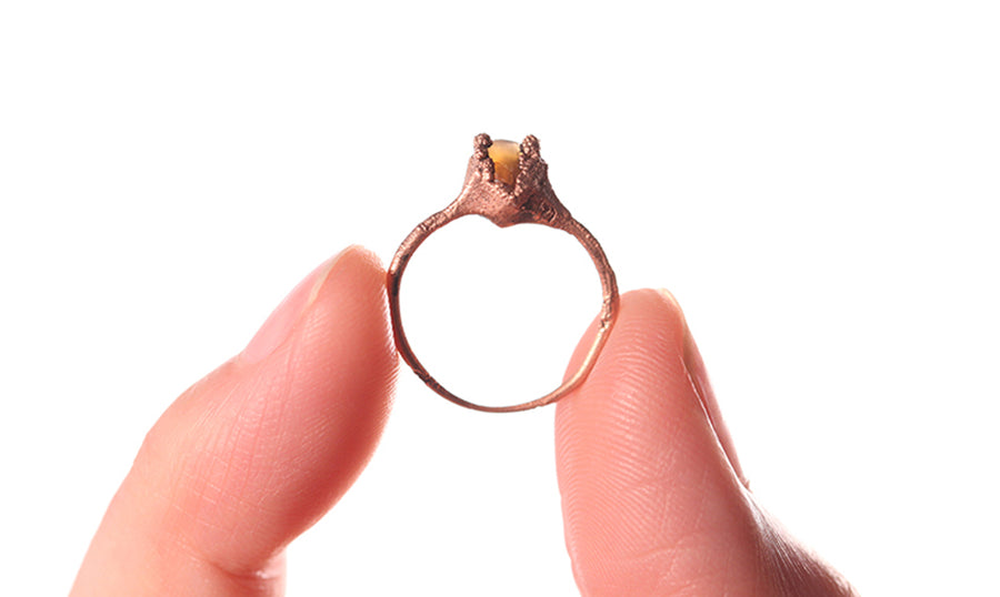 Carnelian | Solitaire Ring
