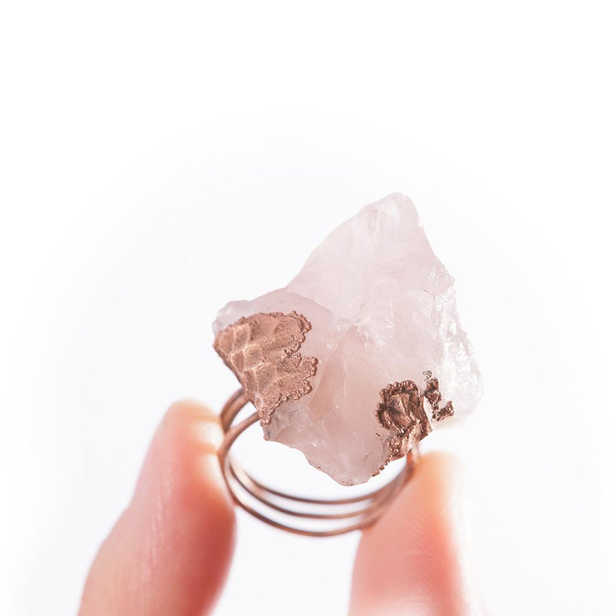 Rose Quartz | Priestess Ring