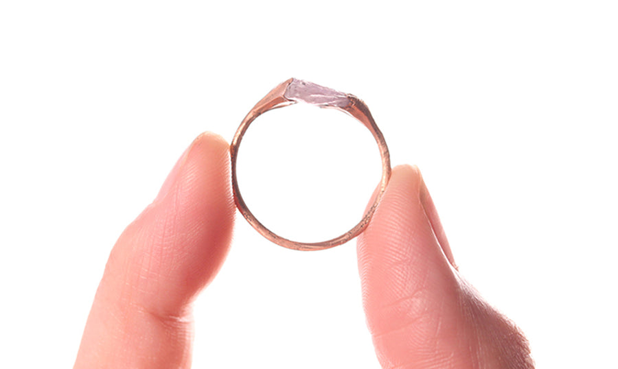 Amethyst | Mirror Ring