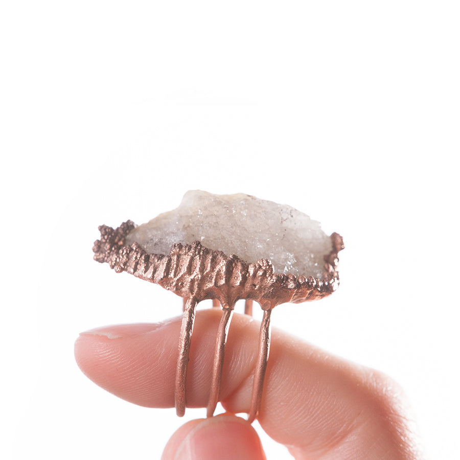 Druzy Quartz | High Priestess Ring