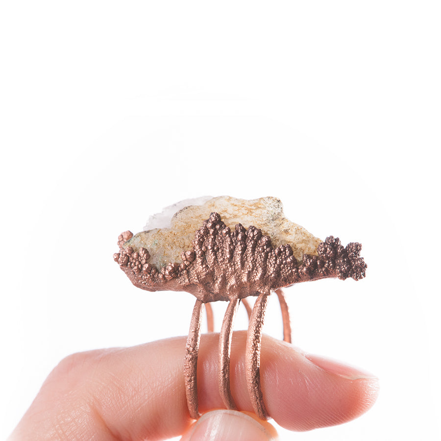 Druzy Quartz | High Priestess Ring