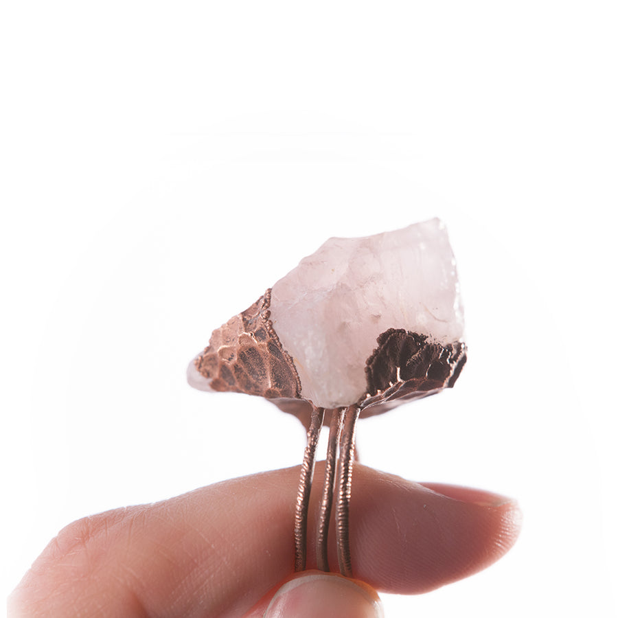 Rose Quartz | Priestess Ring