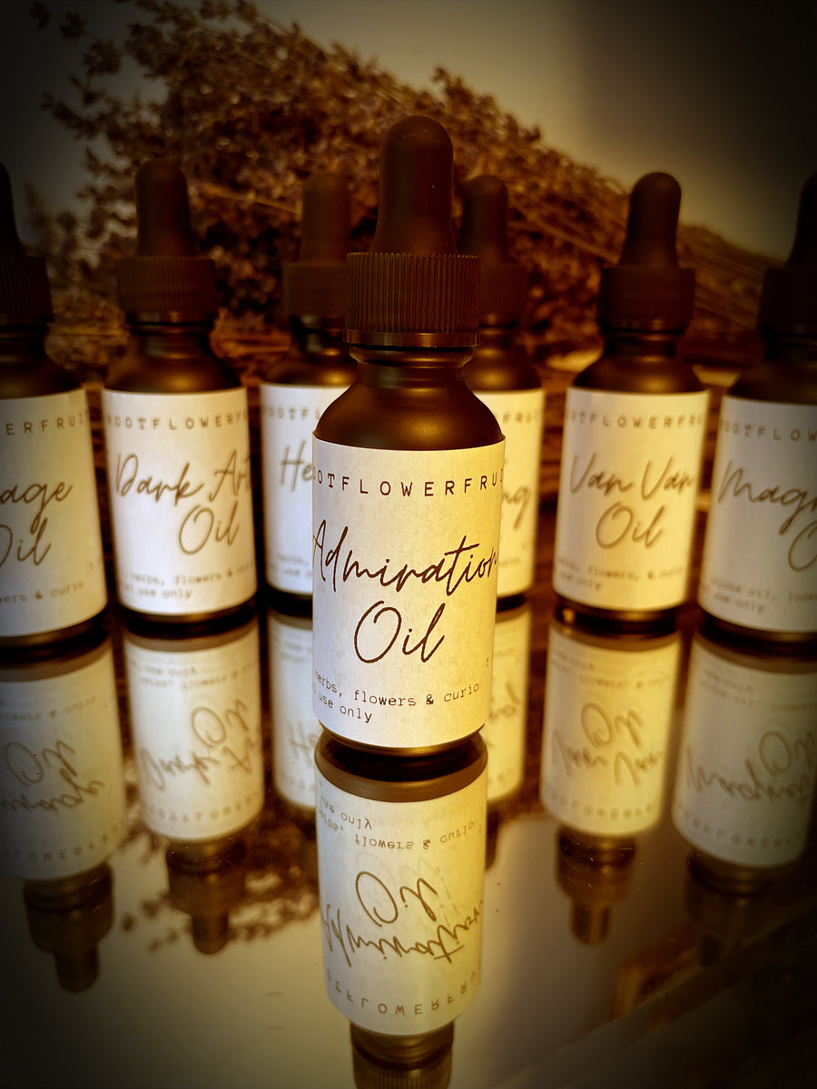 Admiration Oil | Herbs, Flower, & Curio