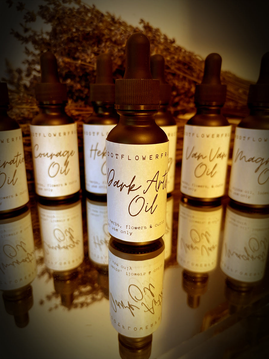 Dark Arts Oil | Herbs, Flower & Curio